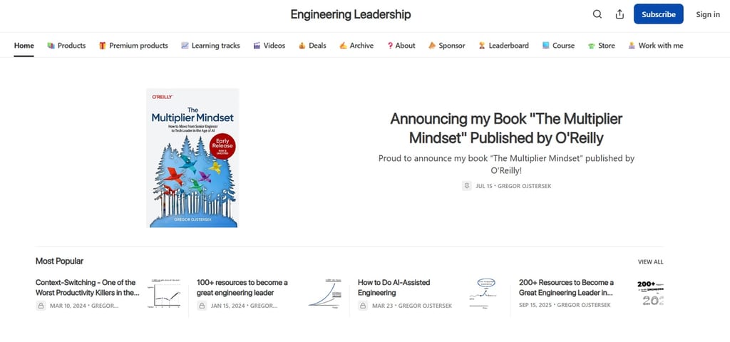 Websiden for teknisk ledelse