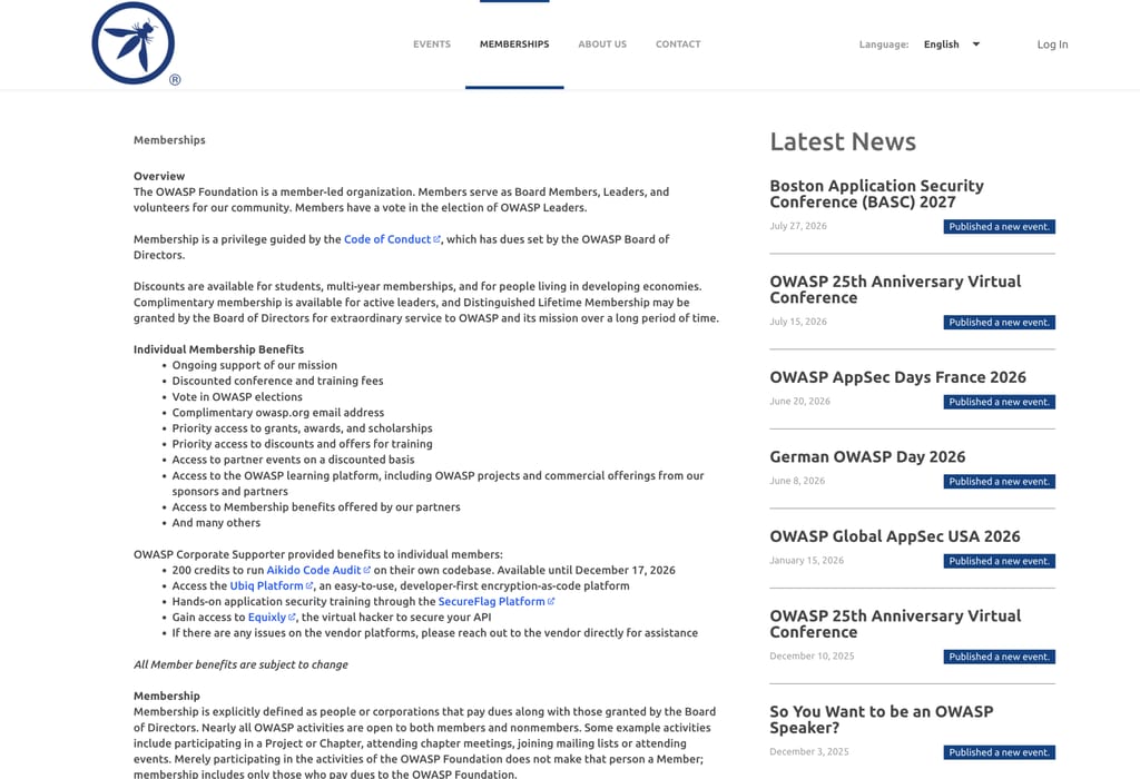 Oversikt over OWASP Foundation