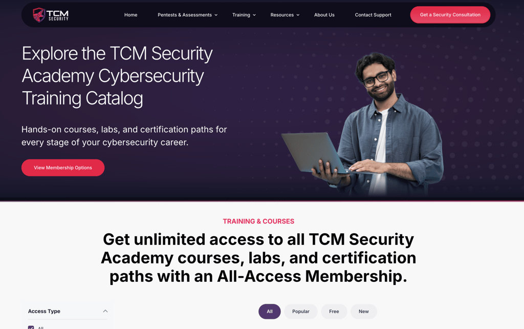 TCM Security Academy-side